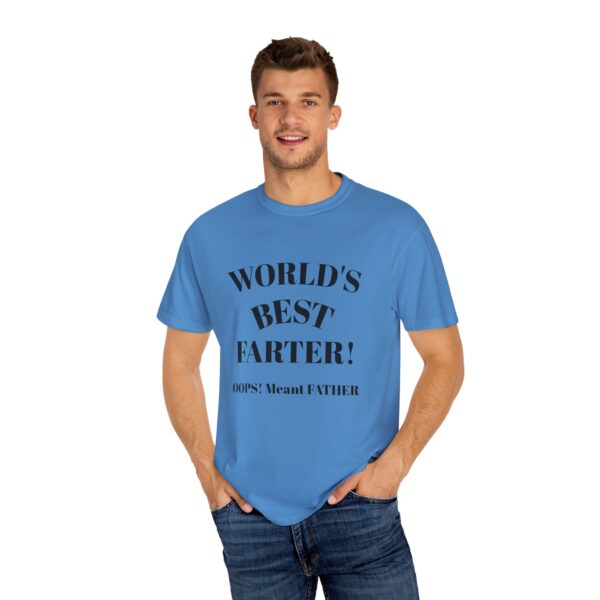 Funny Father's Day T-Shirt, World's Best Farter Tee, Gift for Dads, Humorous Dad Shirt, Unisex Casual Wear