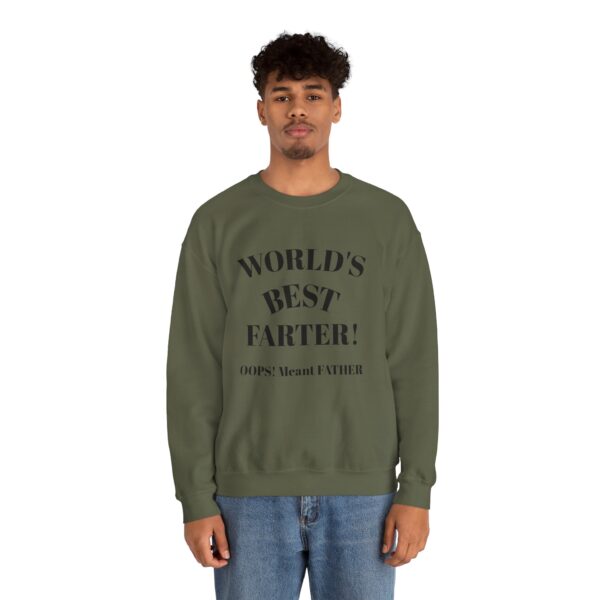 Funny Dad Sweatshirt | World's Best Father Joke | Unisex Crewneck, Gift for Dads, Father's Day, Dad Humor, Comfy Casual Wear - Image 14