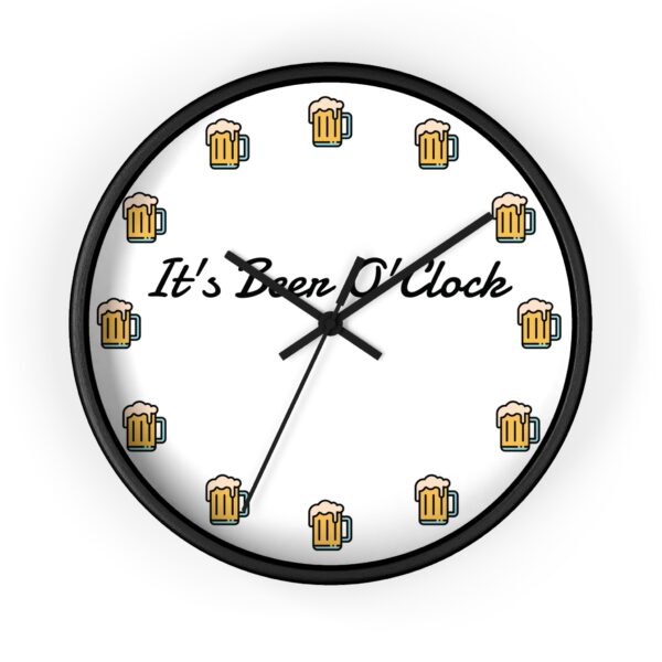 Funny Beer Wall Clock, Perfect for Home Bar Decor, Gift for Beer Lovers, Unique Party Decoration, 'It's Been O'Clock'
