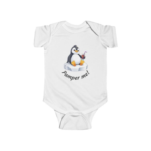 Cute Penguin Infant Bodysuit - Perfect for Baby Showers, Birthdays, Everyday Wear, New Parents, Gift for Babies - Image 3