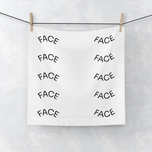 Chic Face Towel for Home Spa Day, Self-Care Gift, Cotton Face Cloth for Makeup Removal, Bathroom Essential, Minimalist Decor - Image 3