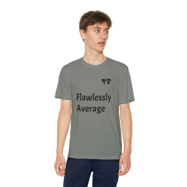 Flawlessly Average Youth Tee, Kids Sport Shirt, Fun Graphic T-Shirt, Casual Everyday Wear, Birthday Gift, Unique Competition Outfit - Image 11
