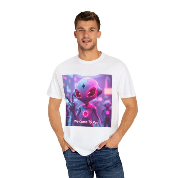 Whimsical Alien T-shirt | Humorous Graphic Tee, Unisex Top, Fun Casual Wear, Gift for Sci-Fi Lovers, Unique Statement Shirt - Image 5