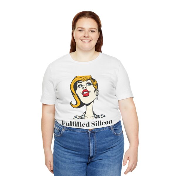 Fulfilled Silicon Valley Life Tee, Graphic T-Shirt, Techie Humor Shirt, Gifts for Geeks, Fun Casual Wear - Image 6