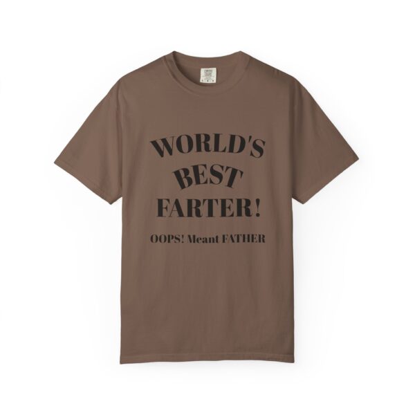 Funny Father's Day T-Shirt, World's Best Farter Tee, Gift for Dads, Humorous Dad Shirt, Unisex Casual Wear - Image 5