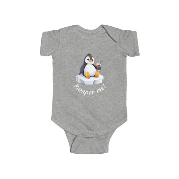Cute Penguin Infant Bodysuit - Perfect for Baby Showers, Birthdays, Everyday Wear, New Parents, Gift for Babies - Image 4