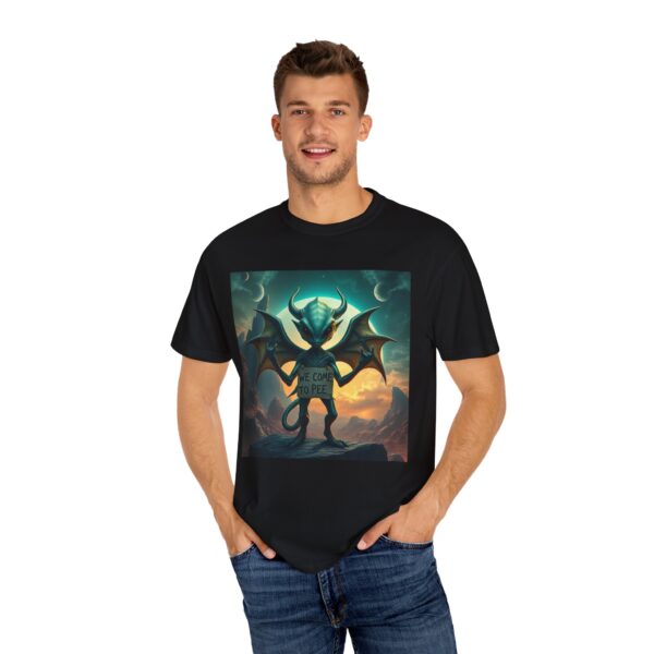 T-shirt with Funny Alien Design, Fantasy Shirt, Graphical Tee, Unique Gift, Casual Wear - Image 10