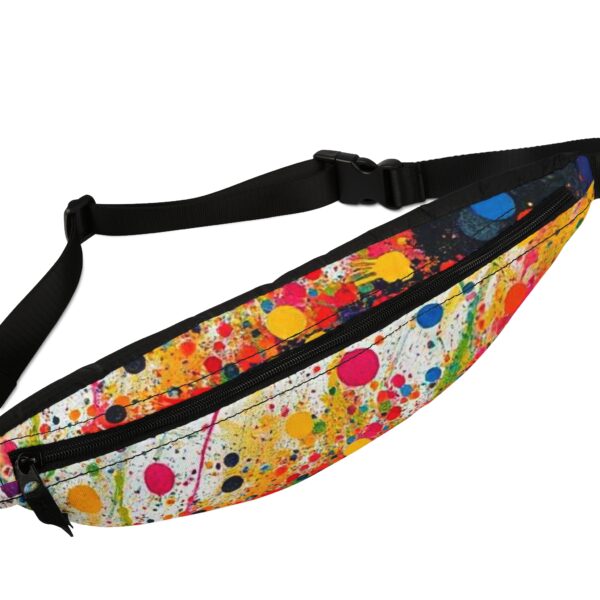 Colorful Splatter Fanny Pack | Fun & Functional Accessory, Festival Gear, Travel Essentials, Gift for Him/Her, Summer Vibes - Image 3