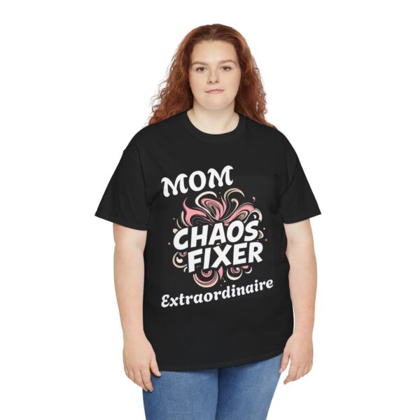 Mom Chaos Fixer Tee, Funny Gift for Moms, Casual T-Shirt, Mother's Day Gift, Everyday Wear, Family Celebration Shirt - Image 5