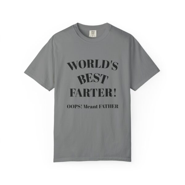 Funny Father's Day T-Shirt, World's Best Farter Tee, Gift for Dads, Humorous Dad Shirt, Unisex Casual Wear - Image 7