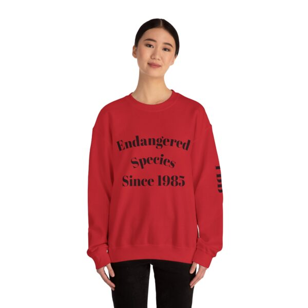 Endangered Species Crewneck Sweatshirt | Eco-Friendly Casual Wear, Gift for Nature Lovers, Conservation Awareness Apparel, Vintage Style - Image 23