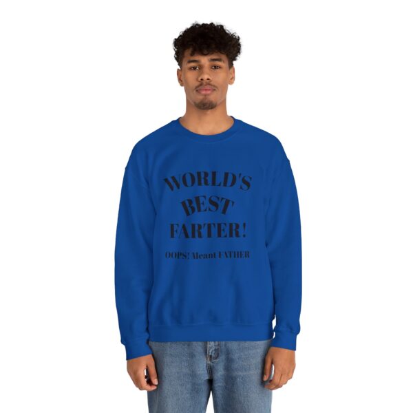 Funny Dad Sweatshirt | World's Best Father Joke | Unisex Crewneck, Gift for Dads, Father's Day, Dad Humor, Comfy Casual Wear - Image 17