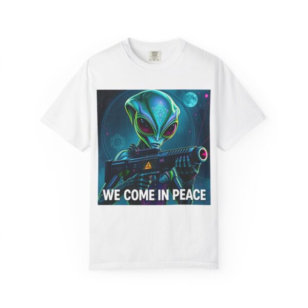Alien Graphic Tee, Unisex T-Shirt, Science Fiction Shirt, Cool Graphic Tee, Men’s and Women’s Casual Wear, Gift for Alien Lovers - Image 2