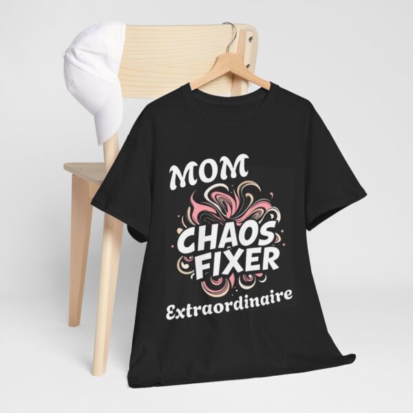 Mom Chaos Fixer Tee, Funny Gift for Moms, Casual T-Shirt, Mother's Day Gift, Everyday Wear, Family Celebration Shirt - Image 4