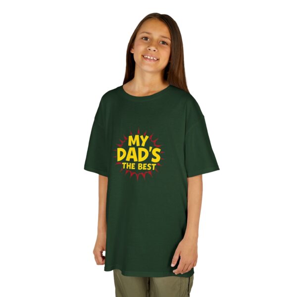 Kids Graphic Tee, My Dad's the Best, Father's Day Gift, Birthday Shirt, Funny Kids Apparel, Family Outing Wear - Image 10