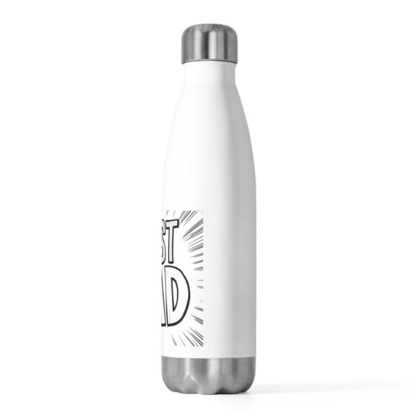 Best Dad Insulated Water Bottle, Funny Gift for Father's Day, Cool Dad Gift, Sports Bottle, Personalized Travel Mug - Image 3
