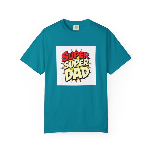 Super Dad Garment-Dyed T-shirt, Father's Day Gift, Casual Wear, Birthday Shirt, Unique Dad Tee, Family Celebration Top - Image 9