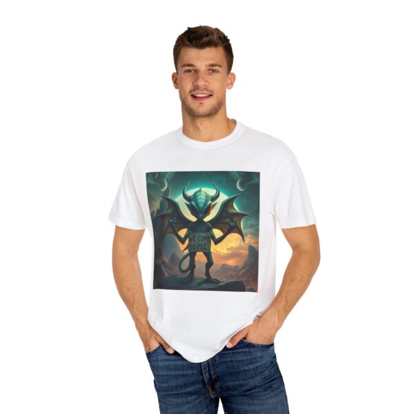 T-shirt with Funny Alien Design, Fantasy Shirt, Graphical Tee, Unique Gift, Casual Wear - Image 4
