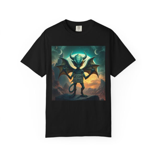 T-shirt with Funny Alien Design, Fantasy Shirt, Graphical Tee, Unique Gift, Casual Wear - Image 9