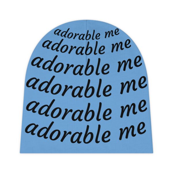 Adorable Me Baby Beanie, Cute Infant Hat, Newborn Gift, Baby Shower, Photo Prop, Toddler Accessory - Image 3
