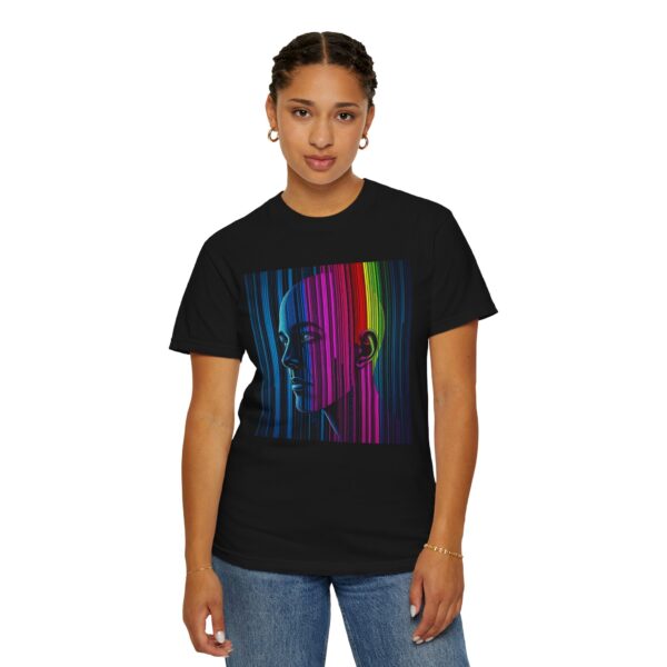 Vibrant Art-Print T-Shirt, Colorful Graphic Tee, Unisex Streetwear, Retro Apparel, Gift for Art Lovers, Casual Summer Style