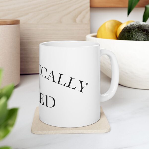 Ceramic Mug - "Bored" Coffee Cup, Funny Gift for Coffee Lovers, Home Office Decor, Unique Kitchenware, Minimalist Drinkware - Image 5