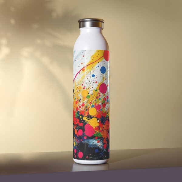 Vibrant Slim Water Bottle - Colorful Drinkware for Fitness, Travel, Yoga, Gifts for Her, Eco-Friendly Hydration - Image 6