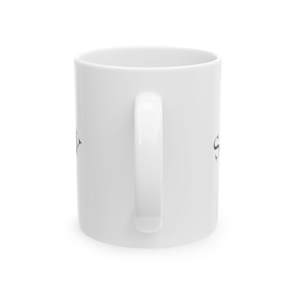 Ceramic Mug - "Bored" Coffee Cup, Funny Gift for Coffee Lovers, Home Office Decor, Unique Kitchenware, Minimalist Drinkware - Image 2