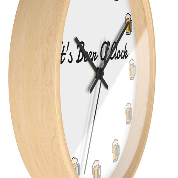 Funny Beer Wall Clock, Perfect for Home Bar Decor, Gift for Beer Lovers, Unique Party Decoration, 'It's Been O'Clock' - Image 8