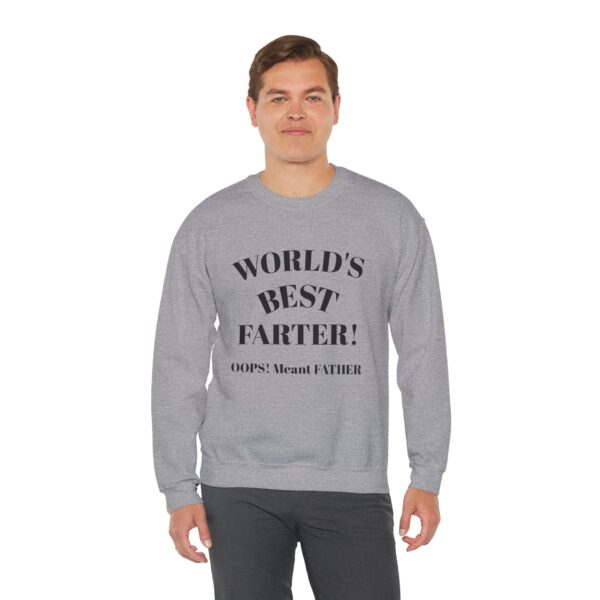 Funny Dad Sweatshirt | World's Best Father Joke | Unisex Crewneck, Gift for Dads, Father's Day, Dad Humor, Comfy Casual Wear - Image 12