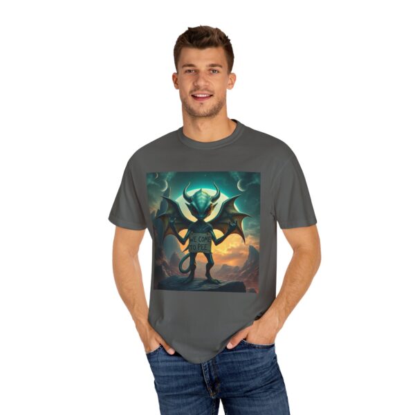T-shirt with Funny Alien Design, Fantasy Shirt, Graphical Tee, Unique Gift, Casual Wear - Image 6
