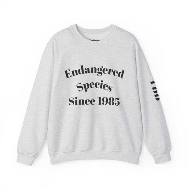 Endangered Species Crewneck Sweatshirt | Eco-Friendly Casual Wear, Gift for Nature Lovers, Conservation Awareness Apparel, Vintage Style - Image 6