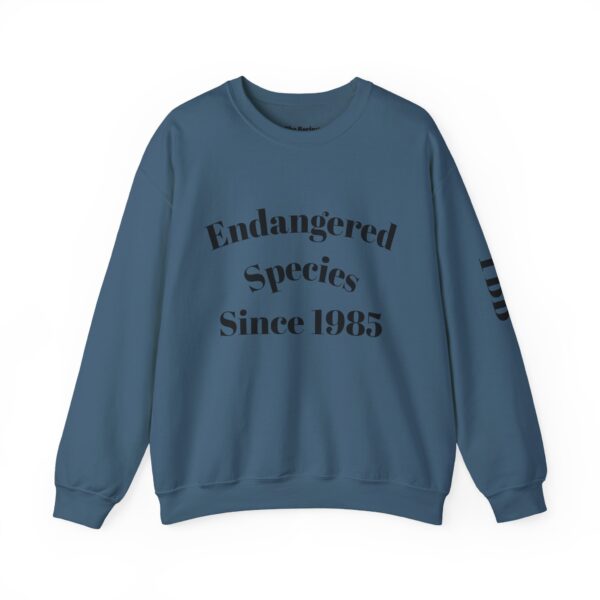 Endangered Species Crewneck Sweatshirt | Eco-Friendly Casual Wear, Gift for Nature Lovers, Conservation Awareness Apparel, Vintage Style - Image 14