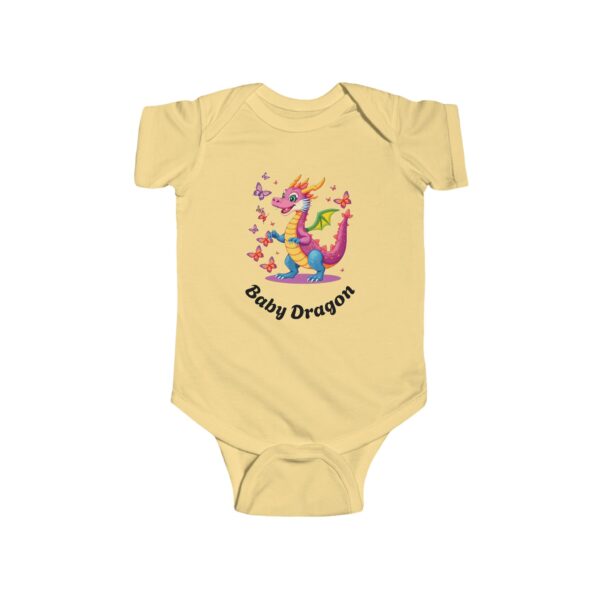 Colorful Baby Dragon Bodysuit, Cute Infant Onesie, Baby Shower Gift, Toddler Playwear, Fun Nursery Outfit - Image 5
