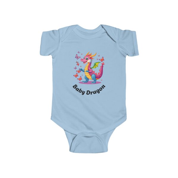 Colorful Baby Dragon Bodysuit, Cute Infant Onesie, Baby Shower Gift, Toddler Playwear, Fun Nursery Outfit - Image 6