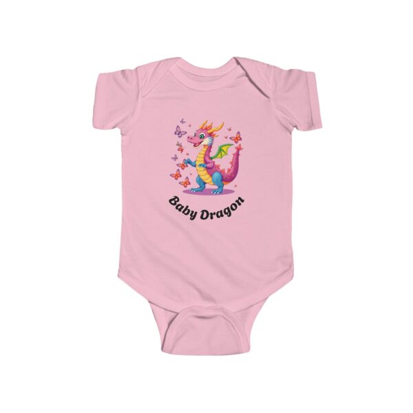 Colorful Baby Dragon Bodysuit, Cute Infant Onesie, Baby Shower Gift, Toddler Playwear, Fun Nursery Outfit - Image 7