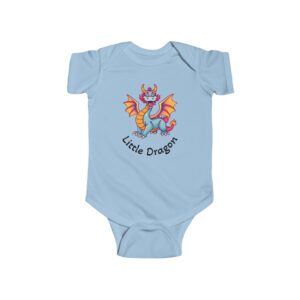 Adorable Little Dragon Infant Bodysuit, Baby Dragon Onesie, Cute Baby Shower Gift, Toddler Clothing, Playful Infant Outfit
