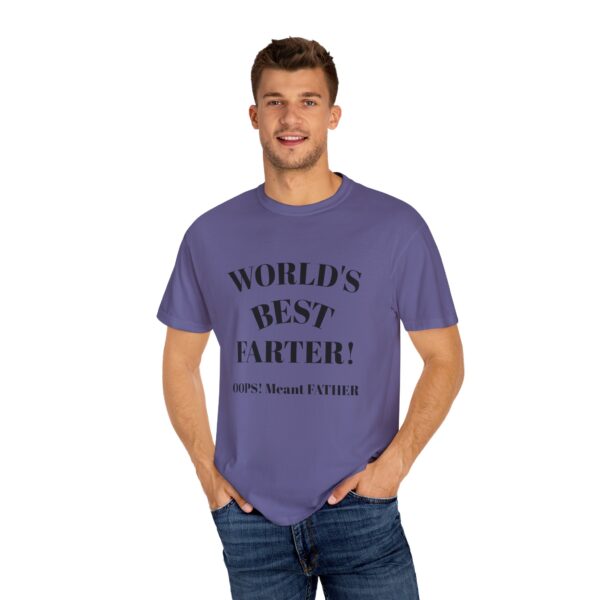 Funny Father's Day T-Shirt, World's Best Farter Tee, Gift for Dads, Humorous Dad Shirt, Unisex Casual Wear - Image 16
