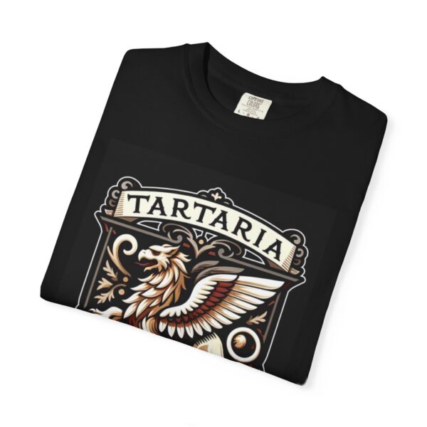 Tartaria Graphic Tee | Unisex Garment-Dyed T-Shirt, Vintage Style Shirt, Unique Gift, Casual Wear, Summer Style, Statement Piece - Image 3